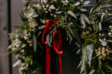Load image into Gallery viewer, Holiday Wreath Workshop at Pearl + Stone Wine Co.