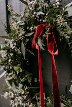 Load image into Gallery viewer, Holiday Wreath and Wine Tasting Workshop at Gray's Mercantile