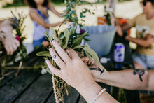 Load image into Gallery viewer, Tied + Tucked Botanical Hoop Workshop at Gray's Mercantile