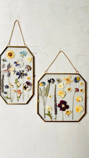 Simple and Beautiful Pressed Flower Wall Art