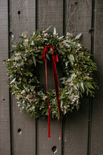 Load image into Gallery viewer, Cedar Eucalyptus Holiday Wreath
