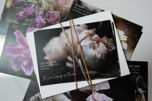 Floriography Flatcards
