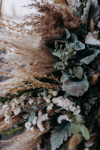 Amber Grasses Autumn Wreath